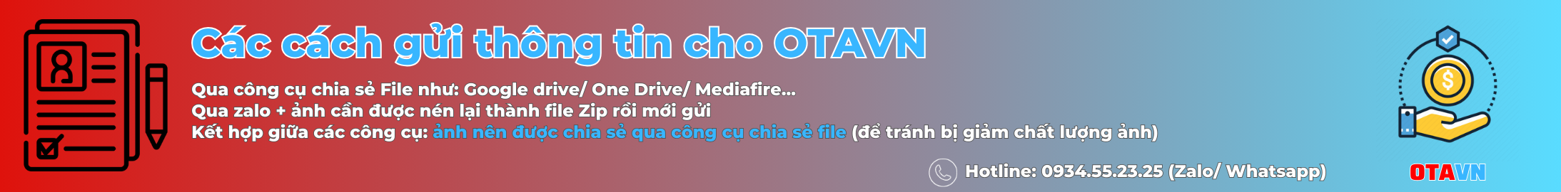 Banner Cach Gui Thong Tin Cho Otavn Banner Cach Gui Thong Tin Cho Otavn